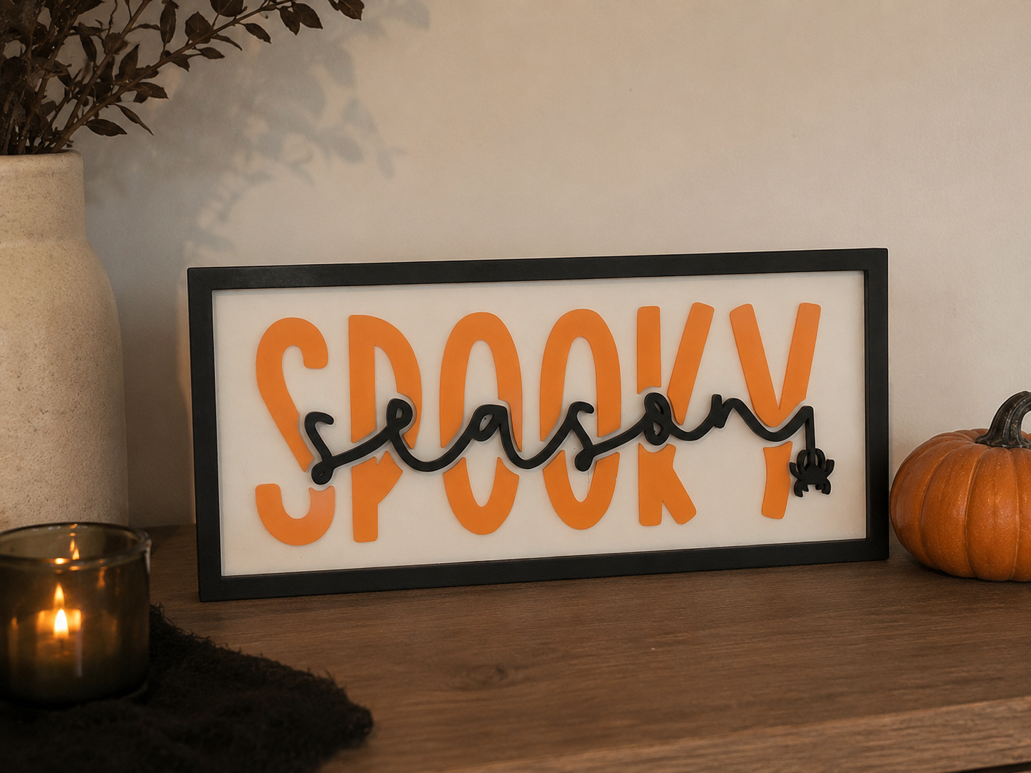 Spooky season halloweendekoration
